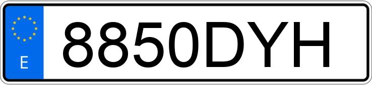 Numer rejestracyjny 8850DYH posiada HYUNDAI GETZ Numer rejestracyjny 8850DYH posiada HYUNDAI GETZ