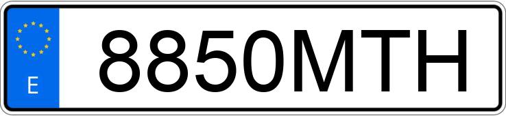 Numer rejestracyjny 8850MTH posiada VOLKSWAGEN GOLF Numer rejestracyjny 8850MTH posiada VOLKSWAGEN GOLF