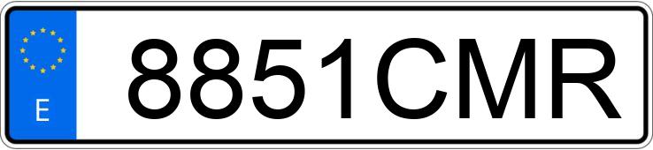 Numer rejestracyjny 8851CMR posiada MITSUBISHI MONTERO IO