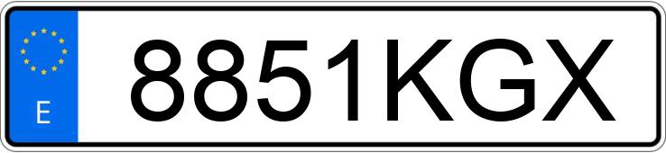 Numer rejestracyjny 8851KGX posiada MAZDA CX-5