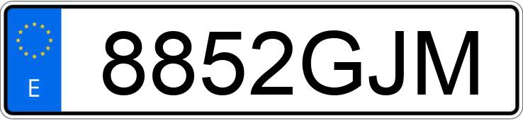 Numer rejestracyjny 8852GJM posiada VOLKSWAGEN CADDY KB 1.9 TDI DSG Numer rejestracyjny 8852GJM posiada VOLKSWAGEN CADDY KB 1.9 TDI DSG