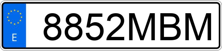 Numer rejestracyjny 8852MBM posiada LEXUS RX 450 H