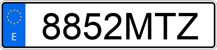 Numer rejestracyjny 8852MTZ posiada PEUGEOT 5008