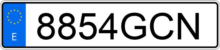 Numer rejestracyjny 8854GCN posiada VOLKSWAGEN PASSAT Numer rejestracyjny 8854GCN posiada VOLKSWAGEN PASSAT