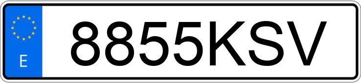 Numer rejestracyjny 8855KSV posiada SEAT LEON Numer rejestracyjny 8855KSV posiada SEAT LEON