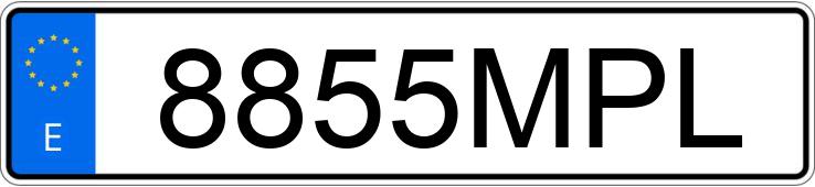 Numer rejestracyjny 8855MPL posiada MINI MINI