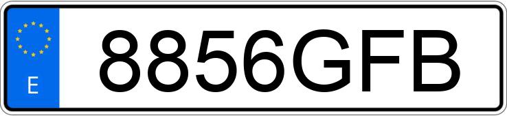 Numer rejestracyjny 8856GFB posiada VOLKSWAGEN CADDY