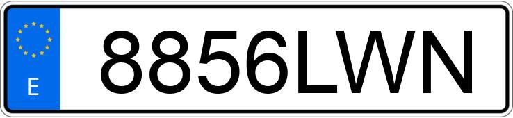 Numer rejestracyjny 8856LWN posiada BMW SERIE 2