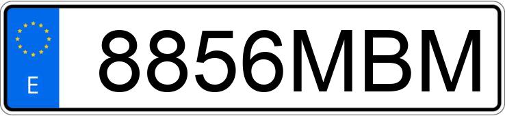 Numer rejestracyjny 8856MBM posiada AUDI Q5