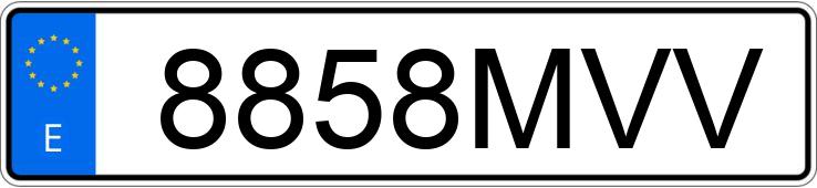 Numer rejestracyjny 8858MVV posiada KEEWAY M 502