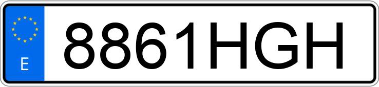 Numer rejestracyjny 8861HGH posiada HYUNDAI IX 35