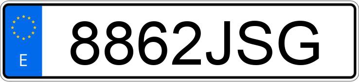 Numer rejestracyjny 8862JSG posiada BMW SERIE 2