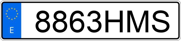 Numer rejestracyjny 8863HMS posiada VOLKSWAGEN GOLF Numer rejestracyjny 8863HMS posiada VOLKSWAGEN GOLF