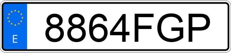 Numer rejestracyjny 8864FGP posiada MERCEDES CLK (208-209)