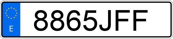 Numer rejestracyjny 8865JFF posiada PEUGEOT 208 Numer rejestracyjny 8865JFF posiada PEUGEOT 208