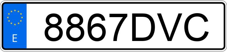 Numer rejestracyjny 8867DVC posiada VOLKSWAGEN POLO