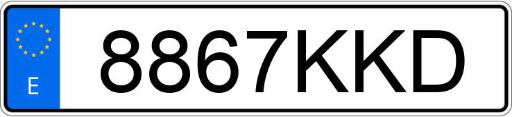 Numer rejestracyjny 8867KKD posiada ALFA ROMEO MITO