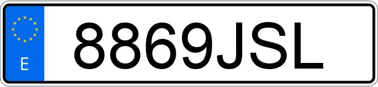 Numer rejestracyjny 8869JSL posiada HYUNDAI I20