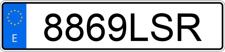 Numer rejestracyjny 8869LSR posiada MERCEDES A (177)