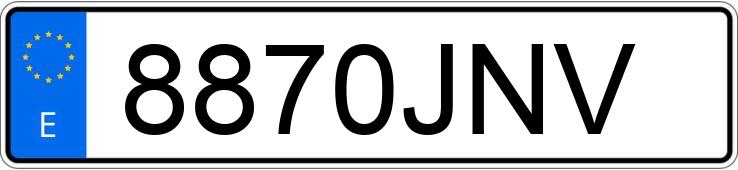 Numer rejestracyjny 8870JNV posiada CITROEN C3 PICASSO