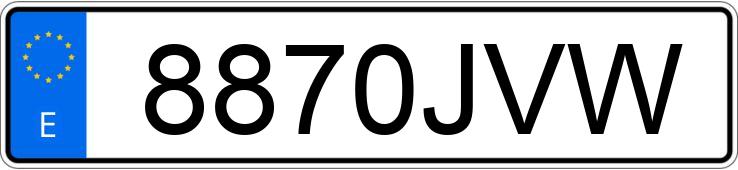 Numer rejestracyjny 8870JVW posiada TOYOTA RAV4 HYBRID 2.5 FEEL 2WD