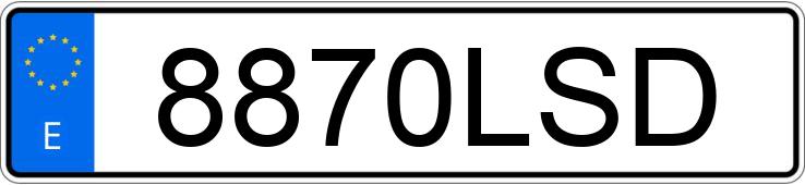 Numer rejestracyjny 8870LSD posiada PEUGEOT 208 Numer rejestracyjny 8870LSD posiada PEUGEOT 208