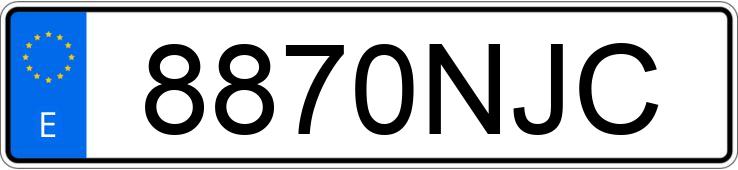 Numer rejestracyjny 8870NJC posiada RENAULT AUSTRAL