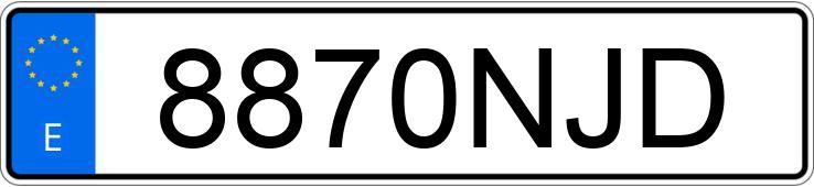 Numer rejestracyjny 8870NJD posiada TOYOTA YARIS CROSS