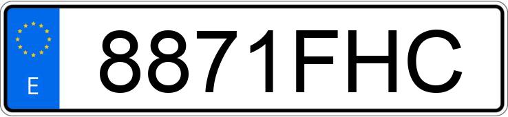 Numer rejestracyjny 8871FHC posiada FORD MONDEO