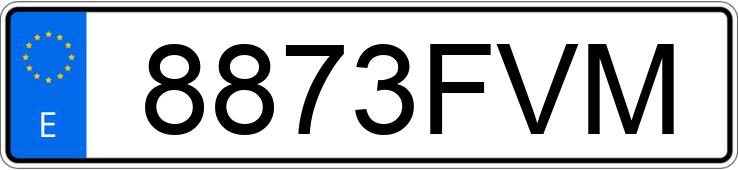 Numer rejestracyjny 8873FVM posiada NISSAN NOTE