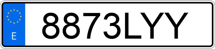 Numer rejestracyjny 8873LYY posiada PEUGEOT 2008 Numer rejestracyjny 8873LYY posiada PEUGEOT 2008