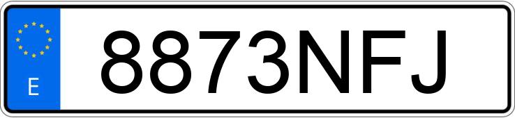 Numer rejestracyjny 8873NFJ posiada MASERATI MC20