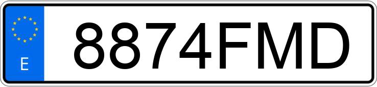 Numer rejestracyjny 8874FMD posiada ISUZU SERIE N