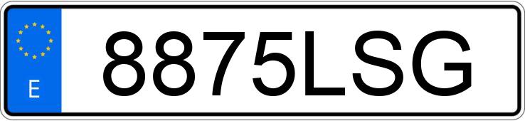 Numer rejestracyjny 8875LSG posiada HYUNDAI TUCSON