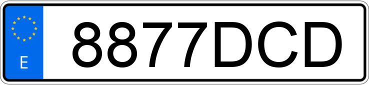 Numer rejestracyjny 8877DCD posiada MAZDA MX-5