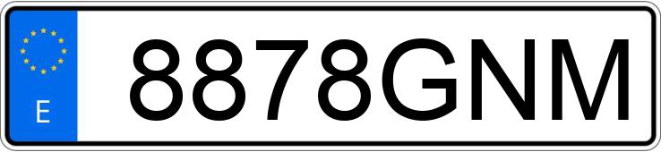 Numer rejestracyjny 8878GNM posiada PEUGEOT 308