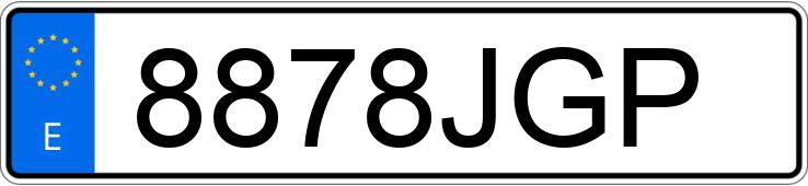 Numer rejestracyjny 8878JGP posiada VOLVO XC90