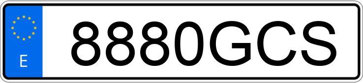 Numer rejestracyjny 8880GCS posiada DODGE CALIBER