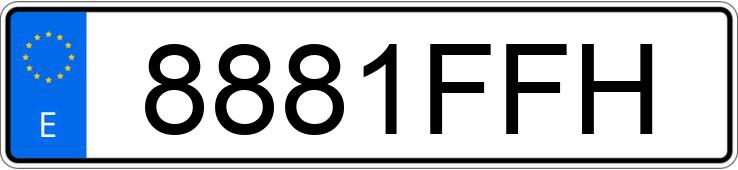 Numer rejestracyjny 8881FFH posiada CITROEN BERLINGO