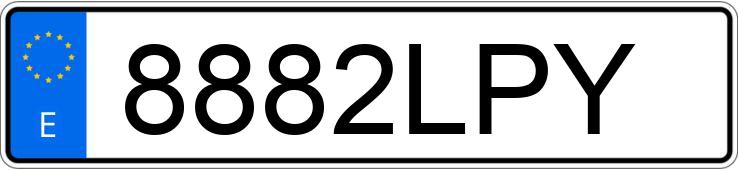 Numer rejestracyjny 8882LPY posiada AUDI A4