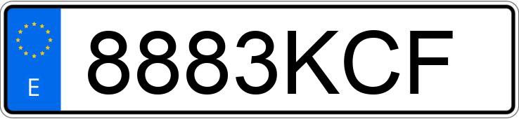 Numer rejestracyjny 8883KCF posiada SEAT ATECA Numer rejestracyjny 8883KCF posiada SEAT ATECA