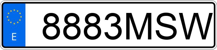 Numer rejestracyjny 8883MSW posiada AUDI A6 Numer rejestracyjny 8883MSW posiada AUDI A6