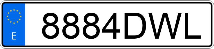 Numer rejestracyjny 8884DWL posiada NISSAN NAVARA 4X4 DC XE CONVENIENCIA