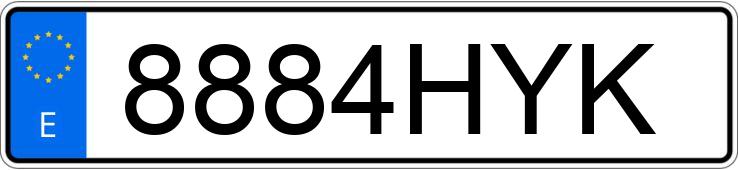 Numer rejestracyjny 8884HYK posiada FORD C-MAX Numer rejestracyjny 8884HYK posiada FORD C-MAX