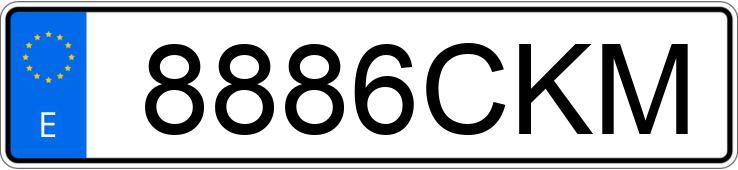 Numer rejestracyjny 8886CKM posiada FORD FUSION Numer rejestracyjny 8886CKM posiada FORD FUSION