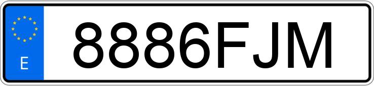 Numer rejestracyjny 8886FJM posiada BMW SERIE 3 Numer rejestracyjny 8886FJM posiada BMW SERIE 3