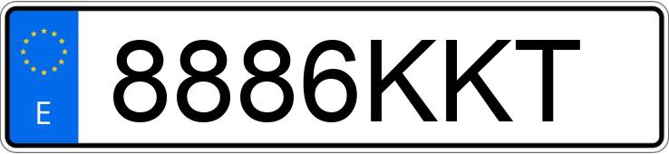 Numer rejestracyjny 8886KKT posiada JEEP GRAND CHEROKEE