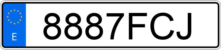 Numer rejestracyjny 8887FCJ posiada PEUGEOT PARTNER Numer rejestracyjny 8887FCJ posiada PEUGEOT PARTNER