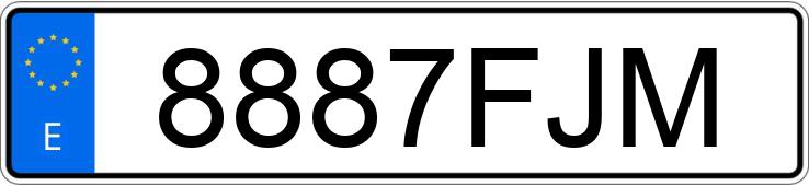 Numer rejestracyjny 8887FJM posiada SEAT CORDOBA