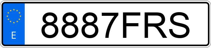 Numer rejestracyjny 8887FRS posiada IVECO DAILY